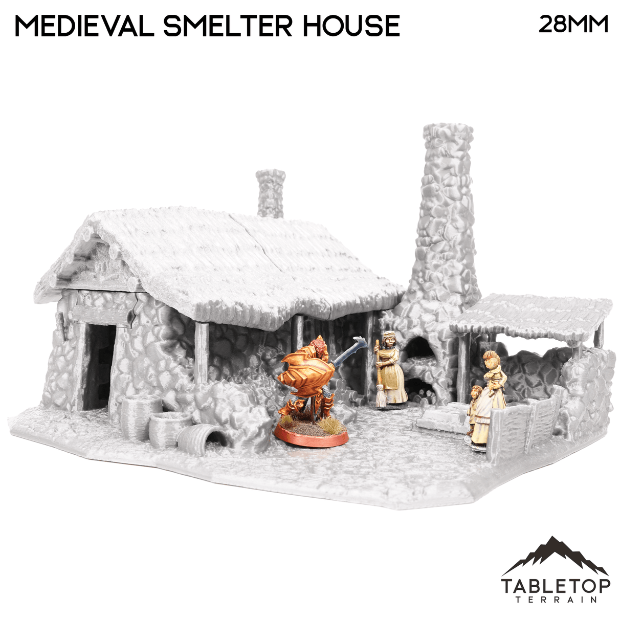 Tabletop Terrain Building Medieval Smelter House