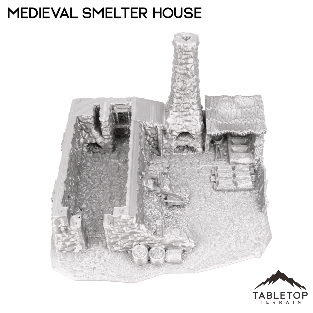 Tabletop Terrain Building Medieval Smelter House