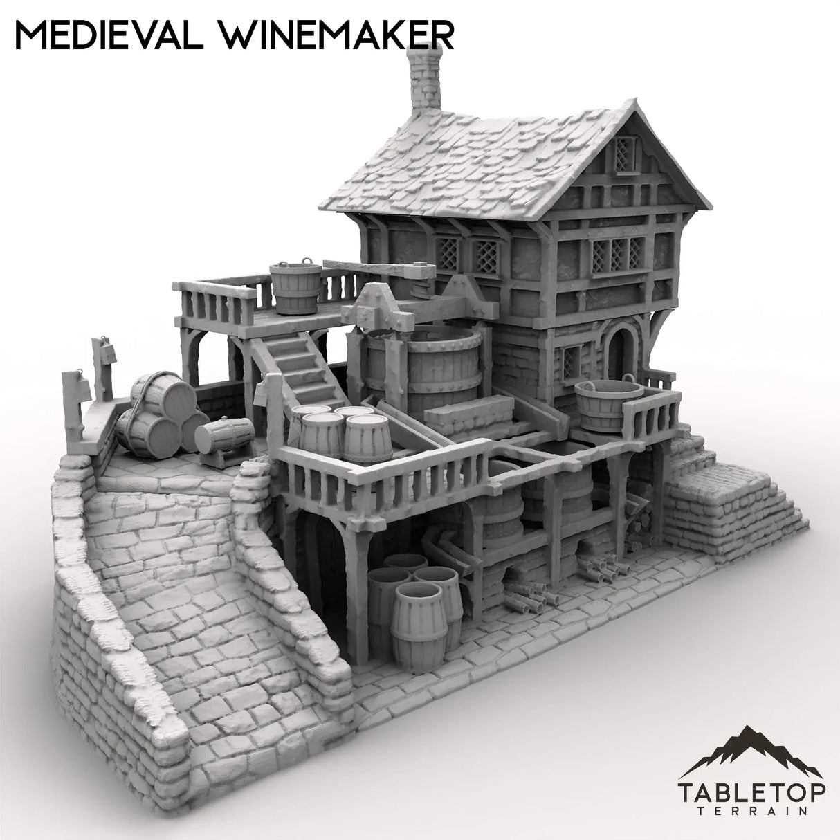 Tabletop Terrain Building Medieval Winemaker
