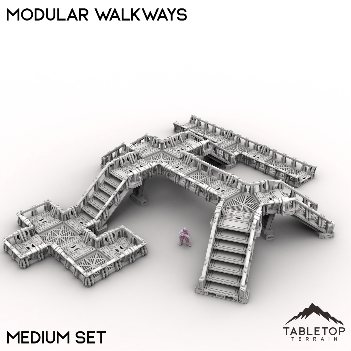 Tabletop Terrain Building Medium Modular Walkways