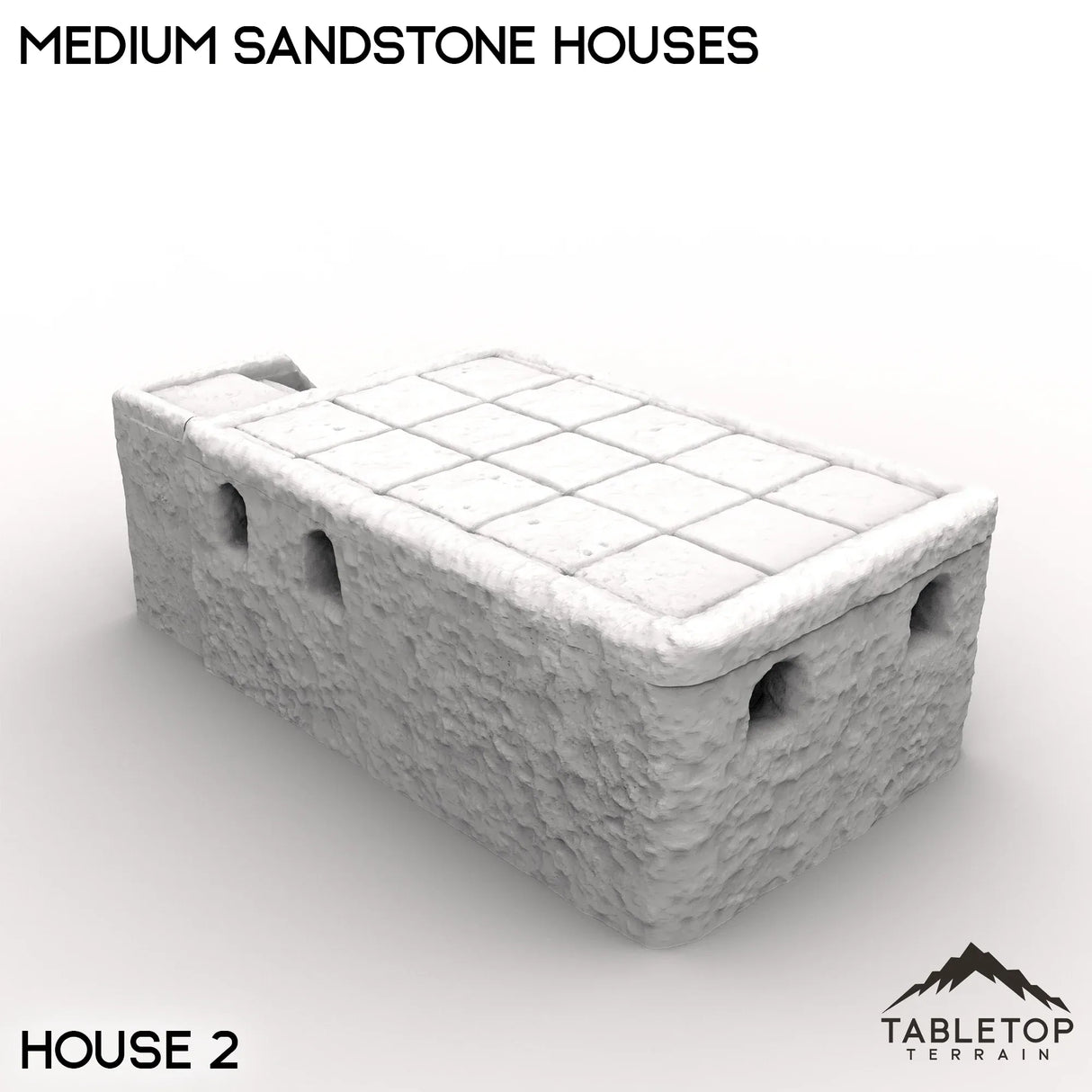 Tabletop Terrain Building Medium Sandstone Houses