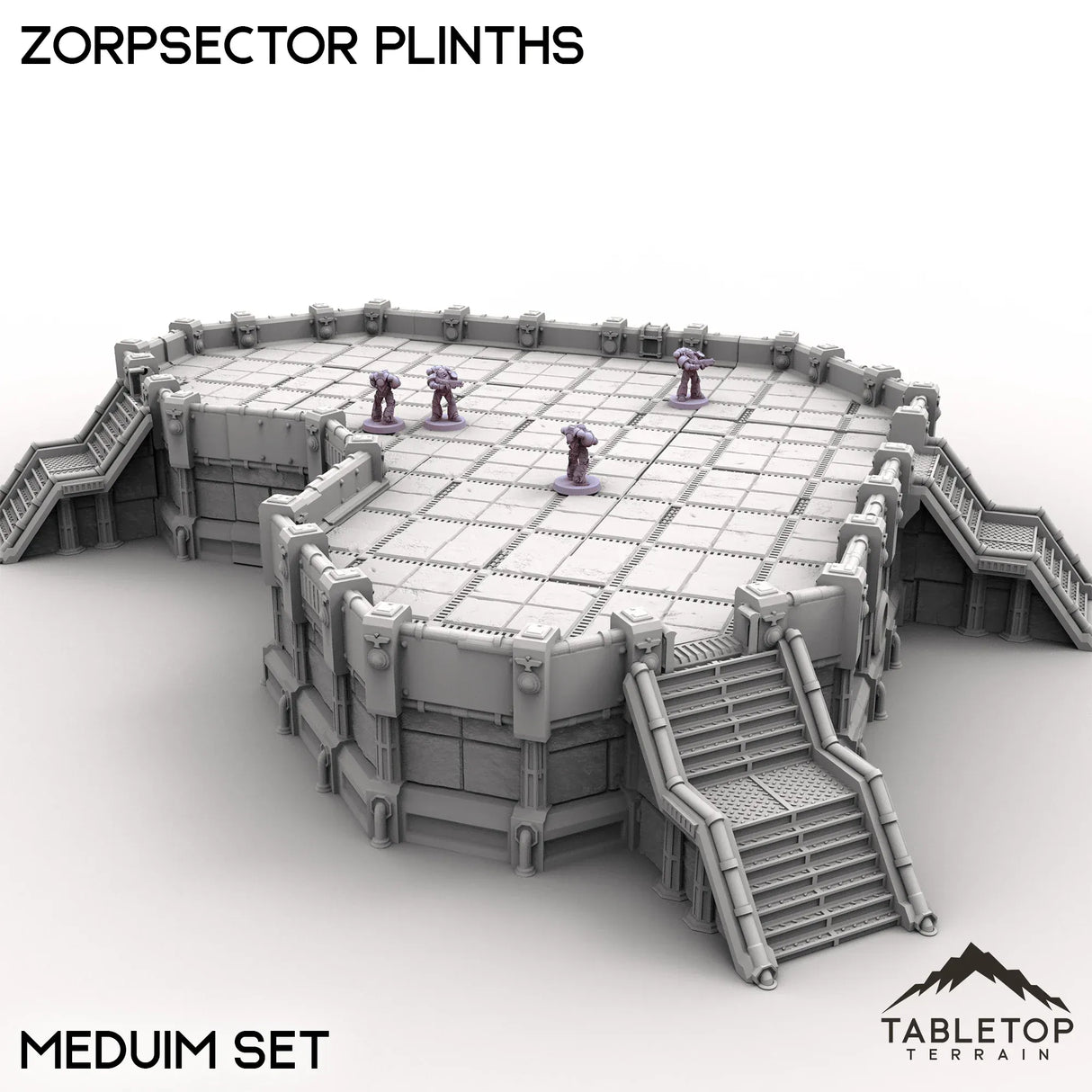 Tabletop Terrain Building Medium Zorpsector Plinths