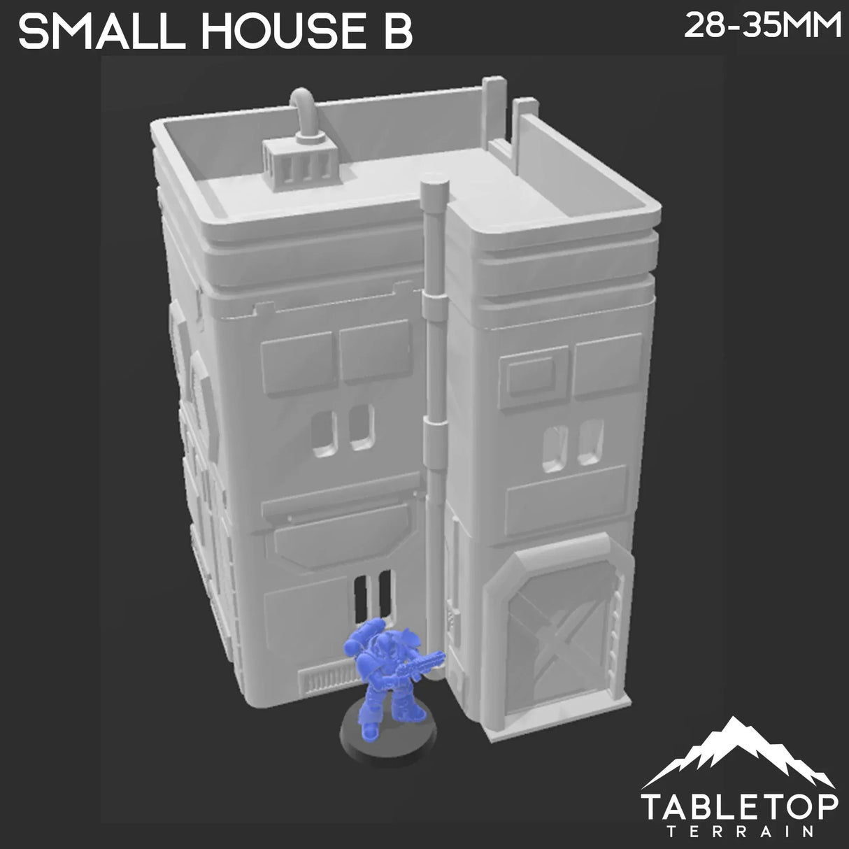 Tabletop Terrain Building Midrim City Small House B - Star Wars Legion Building