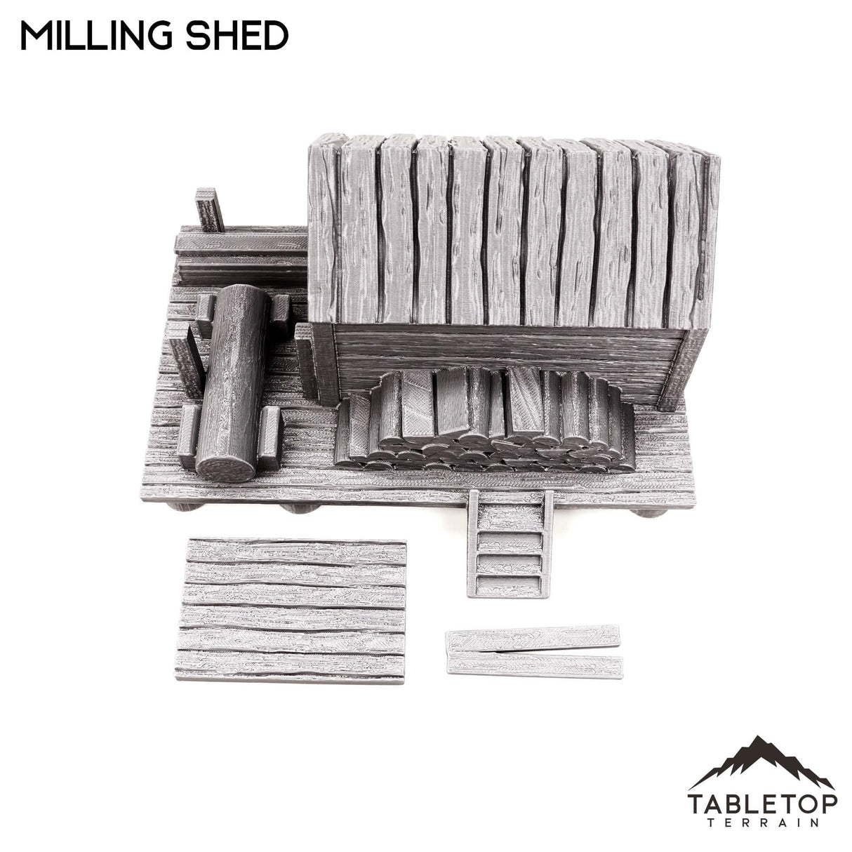 Tabletop Terrain Building Milling Shed - Town of Grexdale - Fantasy Building
