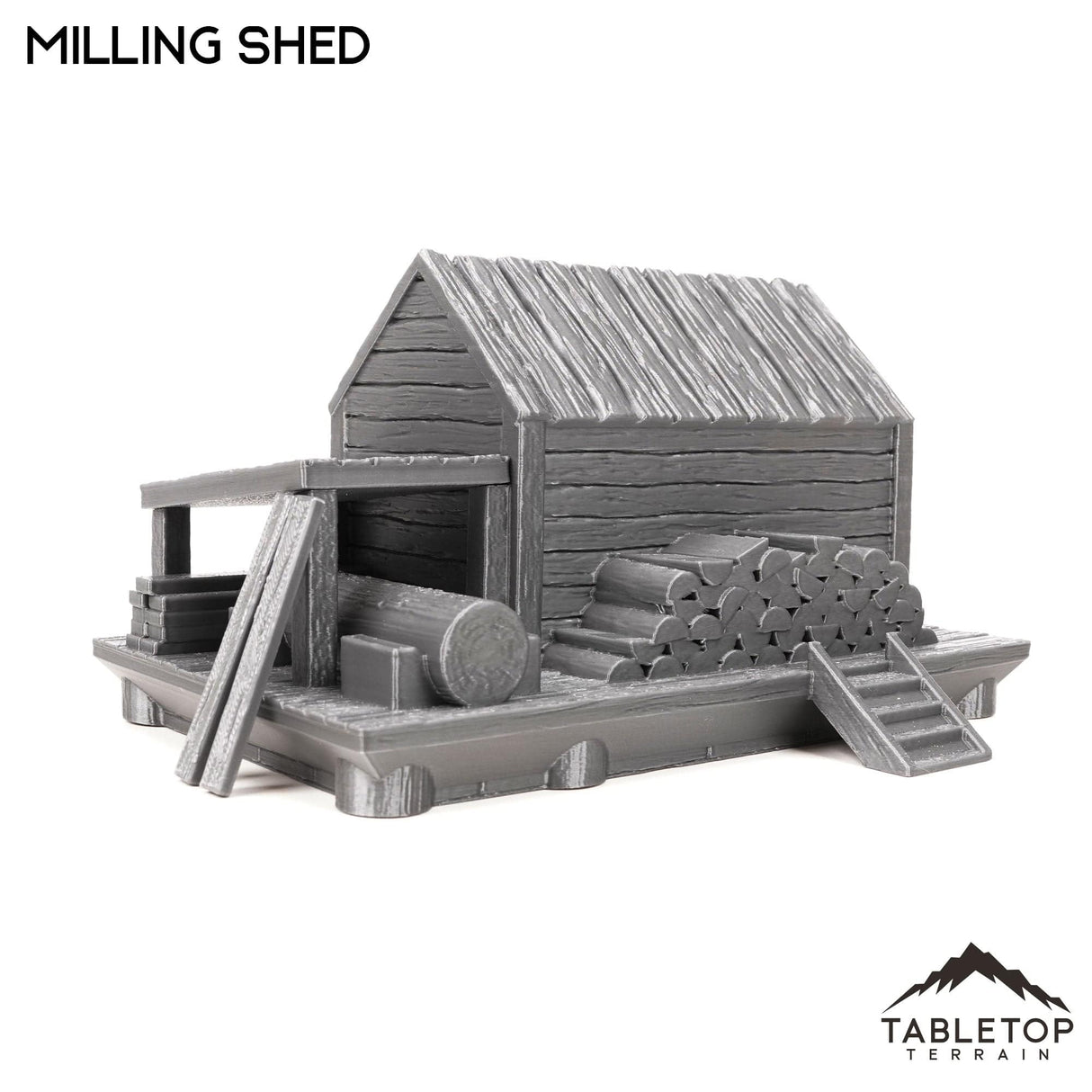 Tabletop Terrain Building Milling Shed - Town of Grexdale - Fantasy Building
