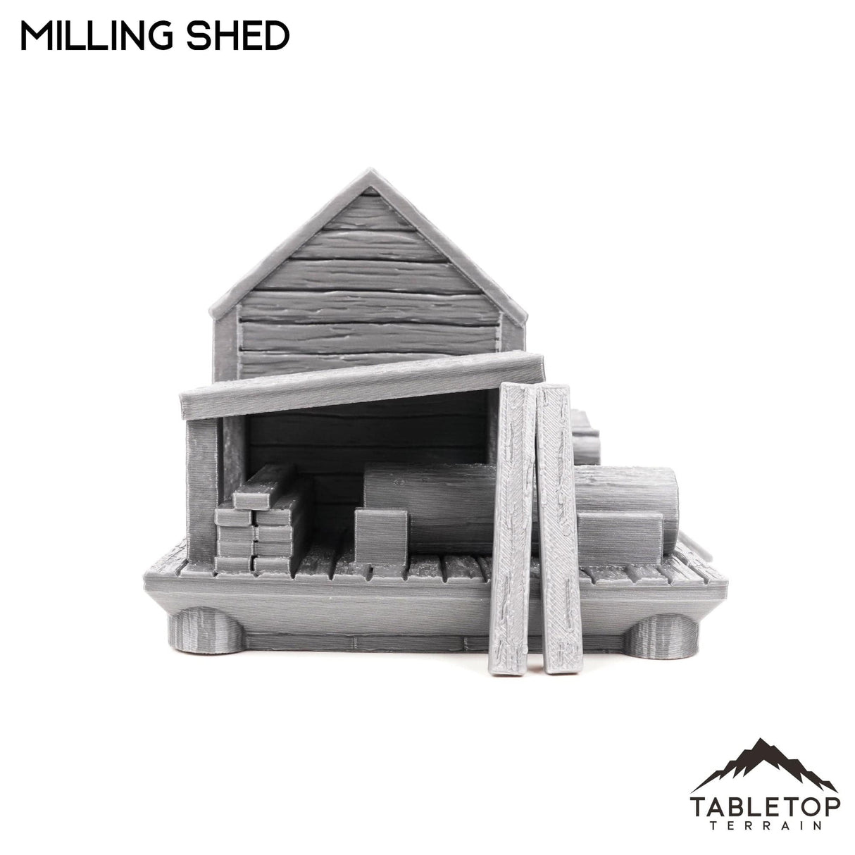 Tabletop Terrain Building Milling Shed - Town of Grexdale - Fantasy Building