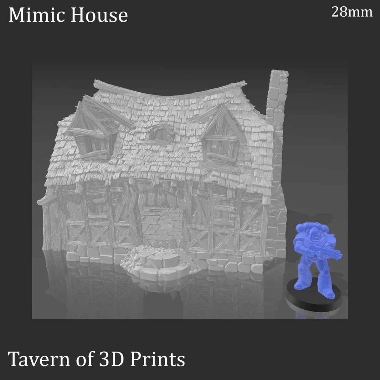 Tabletop Terrain Building Mimic House - Fantasy Building