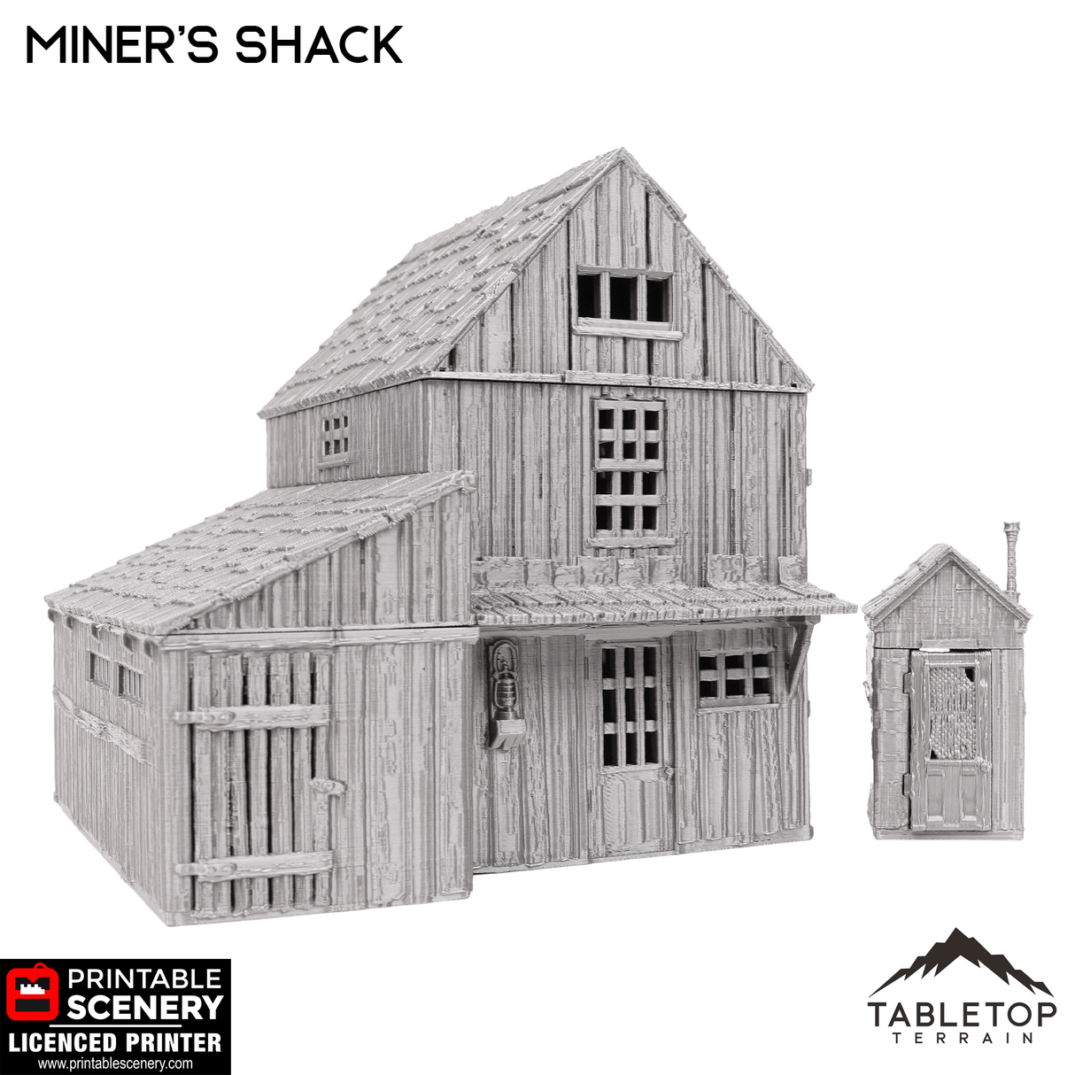 Tabletop Terrain Building Miners Shack - Wild West Building