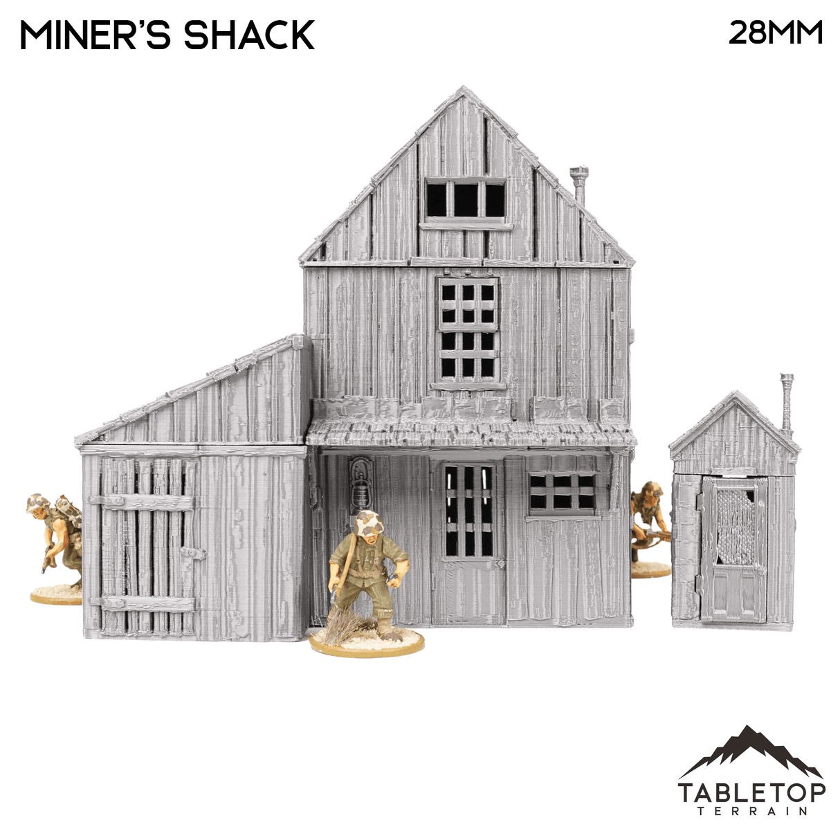 Tabletop Terrain Building Miners Shack - Wild West Building