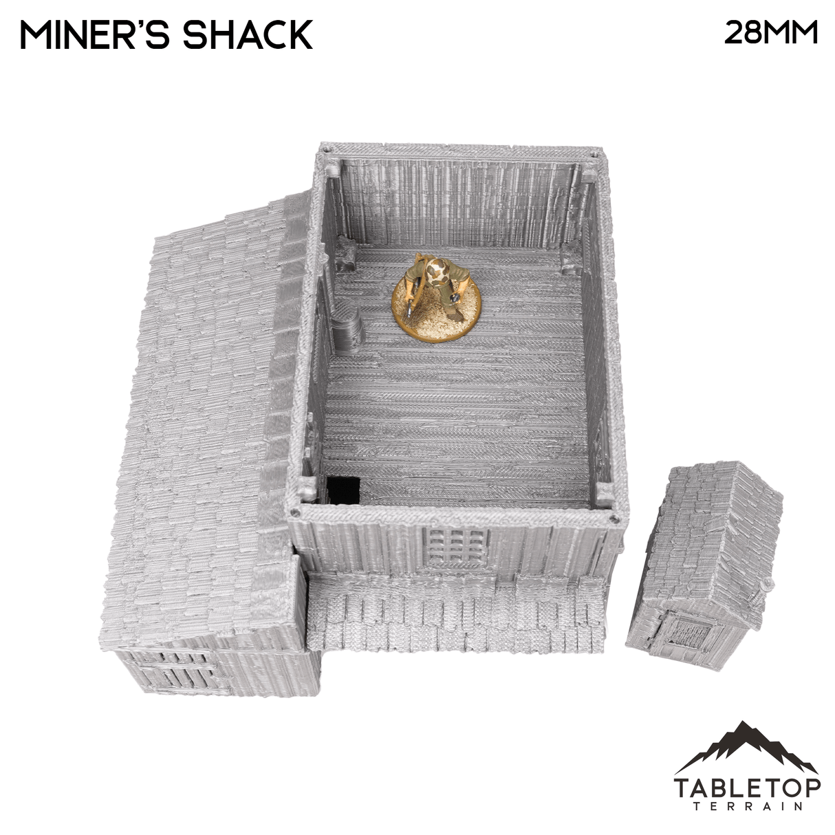 Tabletop Terrain Building Miners Shack - Wild West Building