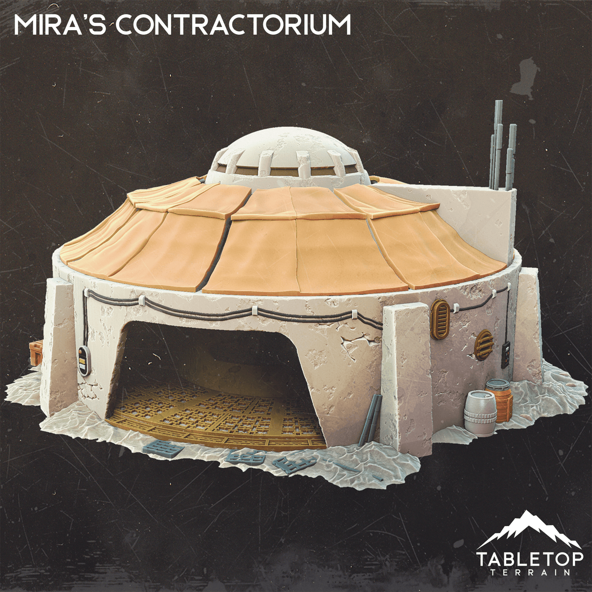 Tabletop Terrain Building Mira's Contractorium