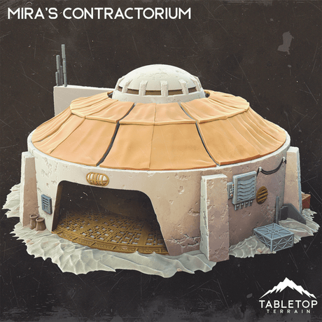 Tabletop Terrain Building Mira's Contractorium
