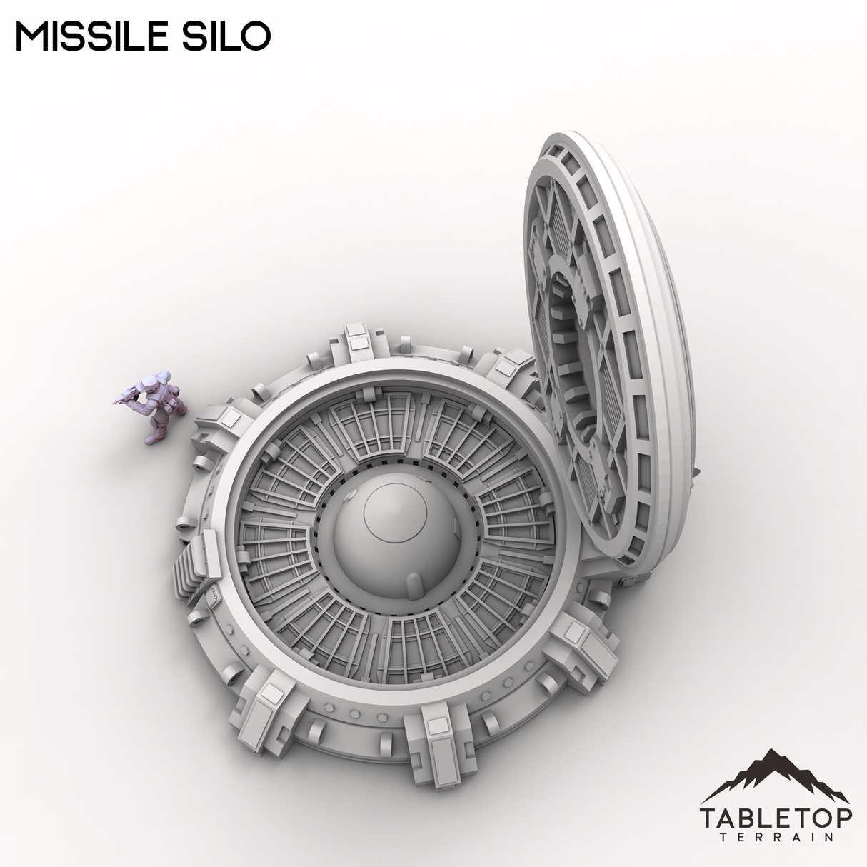 Tabletop Terrain Building Missile Silo