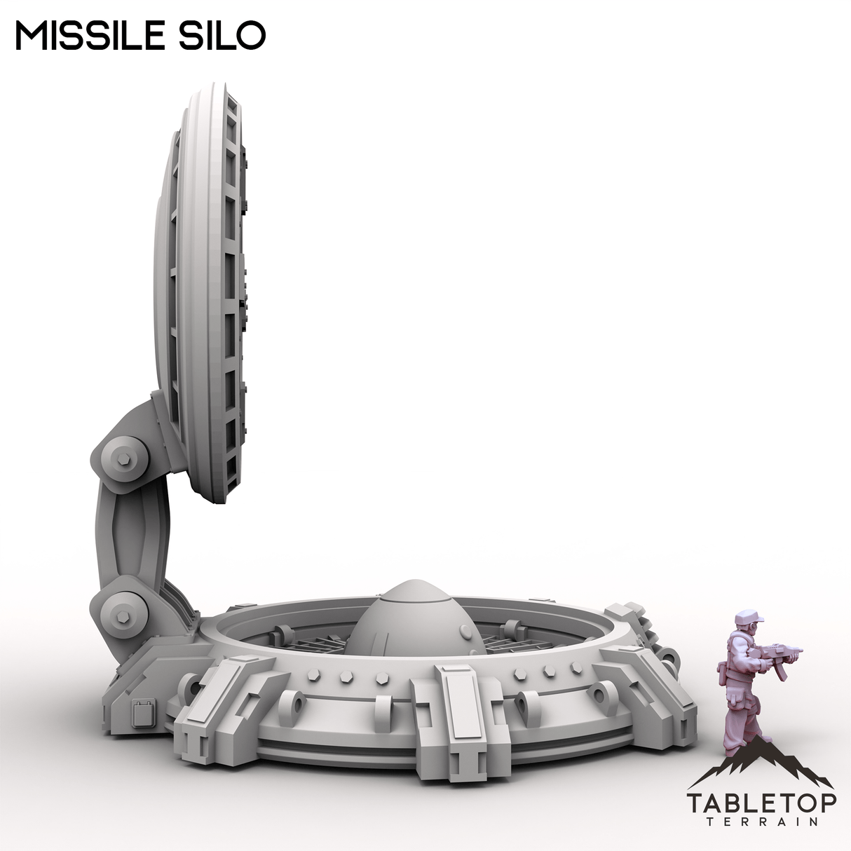 Tabletop Terrain Building Missile Silo