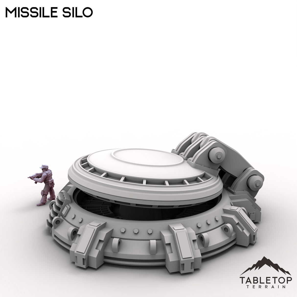 Tabletop Terrain Building Missile Silo