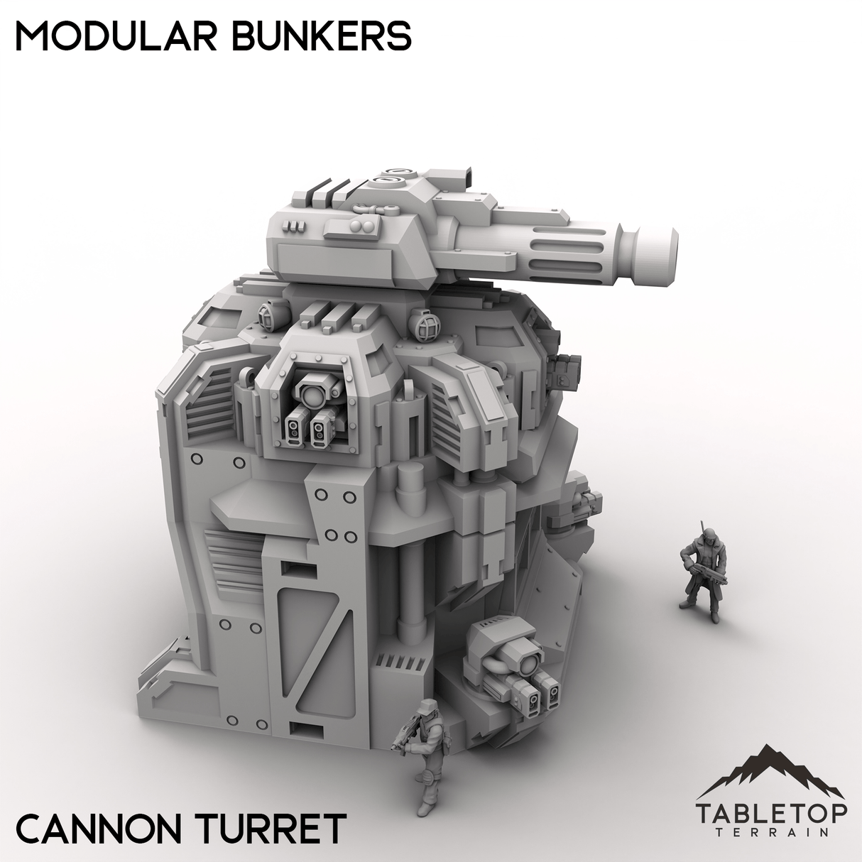 Tabletop Terrain Building Modular Bunkers