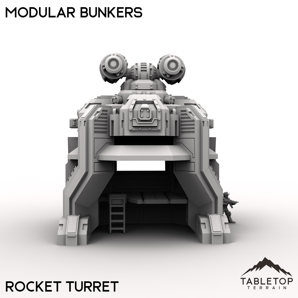Tabletop Terrain Building Modular Bunkers