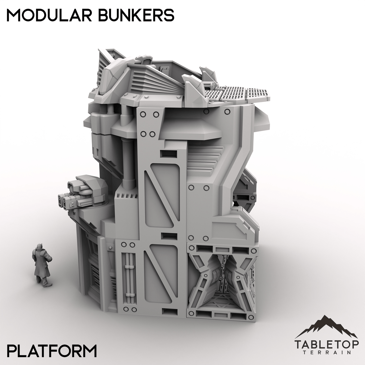 Tabletop Terrain Building Modular Bunkers