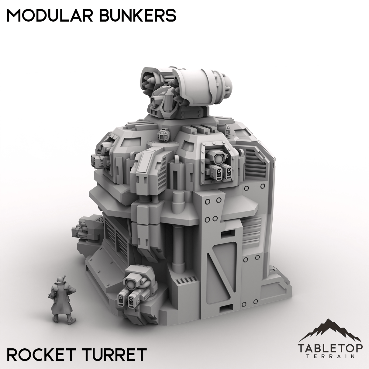 Tabletop Terrain Building Modular Bunkers
