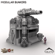 Tabletop Terrain Building Modular Bunkers