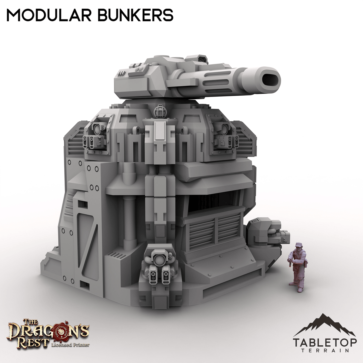 Tabletop Terrain Building Modular Bunkers