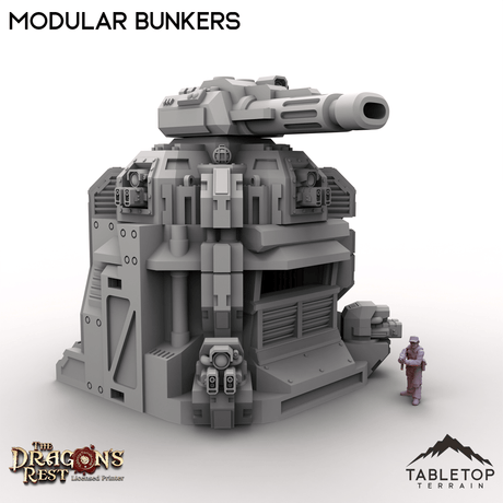 Tabletop Terrain Building Modular Bunkers