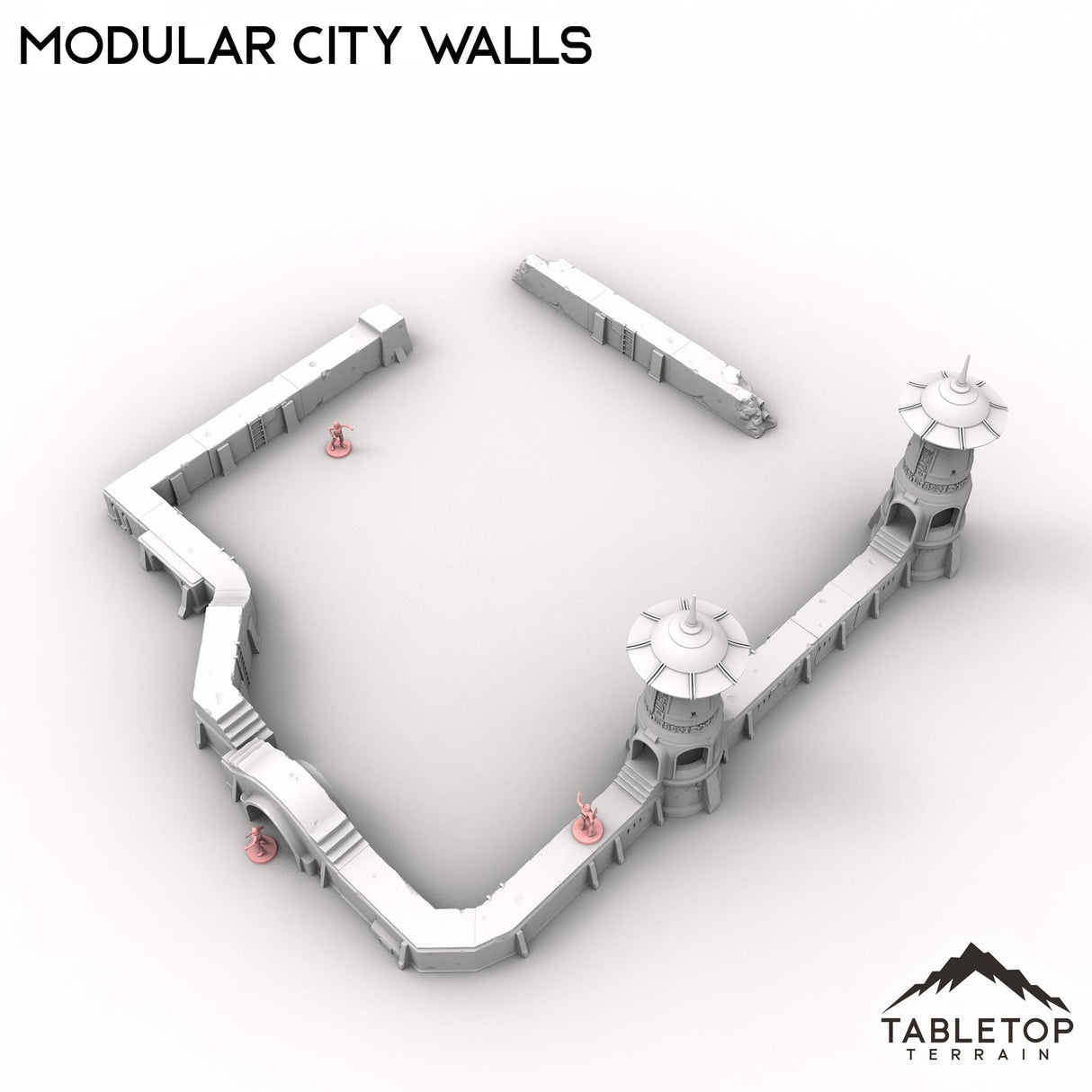 Tabletop Terrain Building Modular City Walls