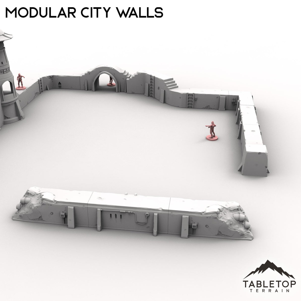 Tabletop Terrain Building Modular City Walls