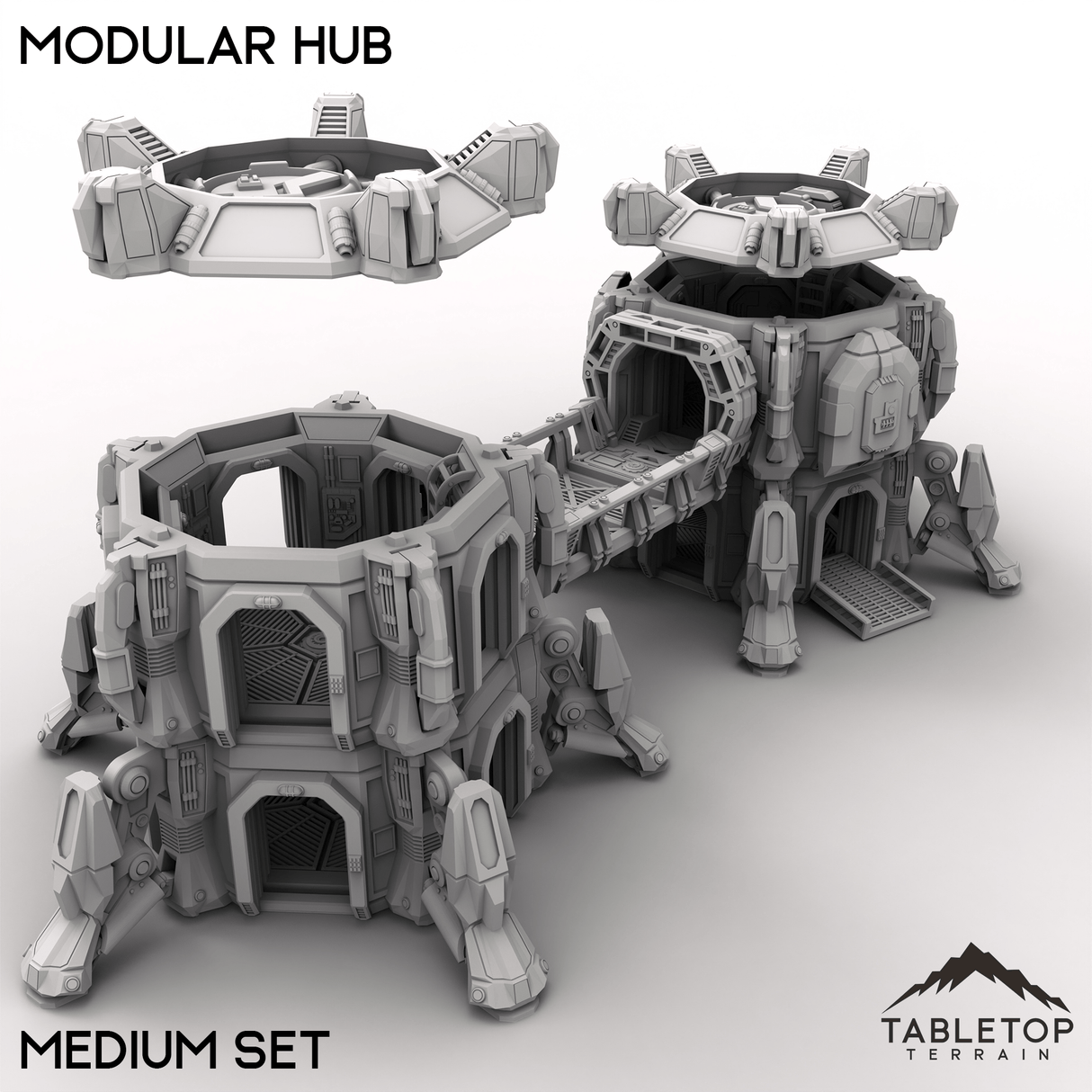 Tabletop Terrain Building Modular Hub