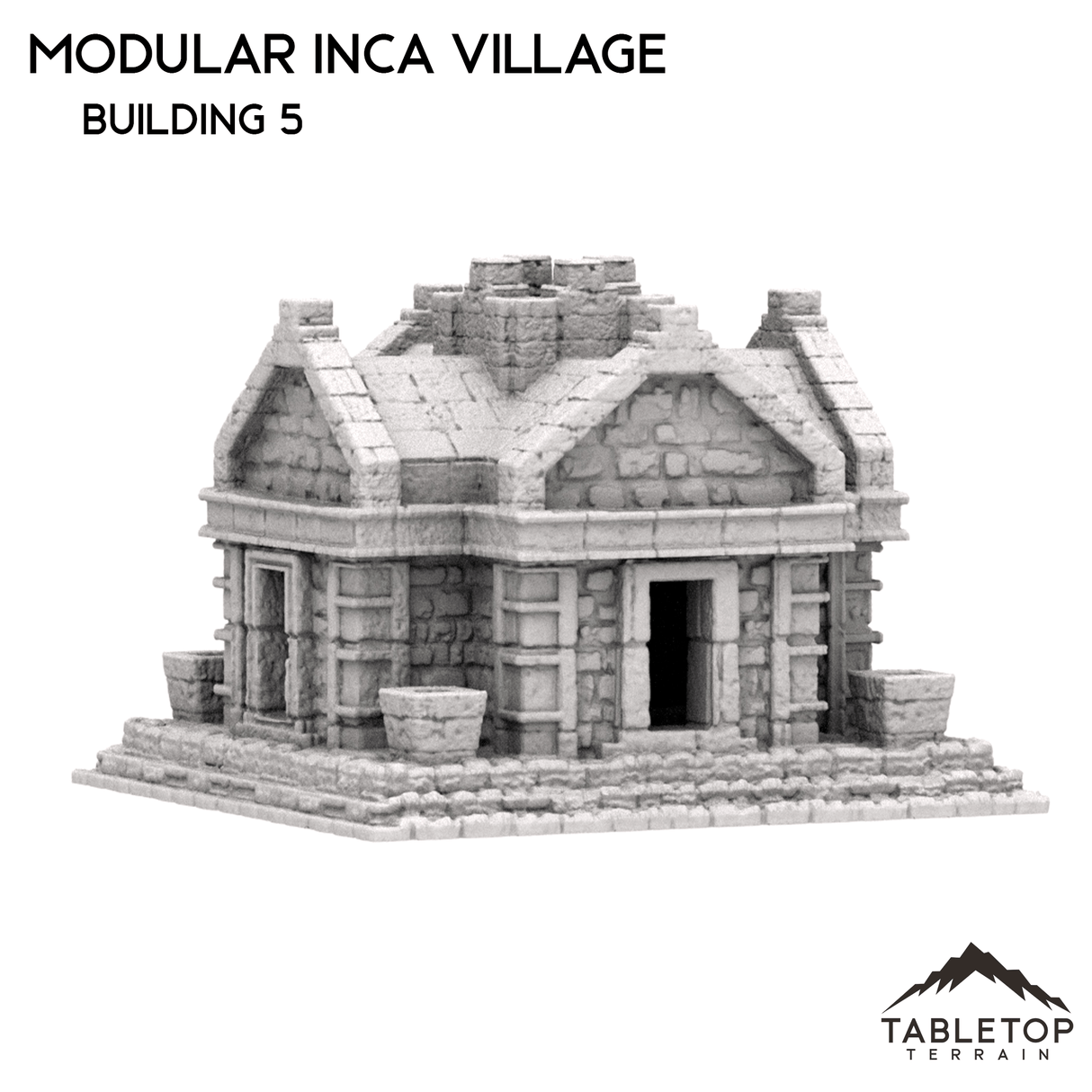 Tabletop Terrain Building Modular Inca Village