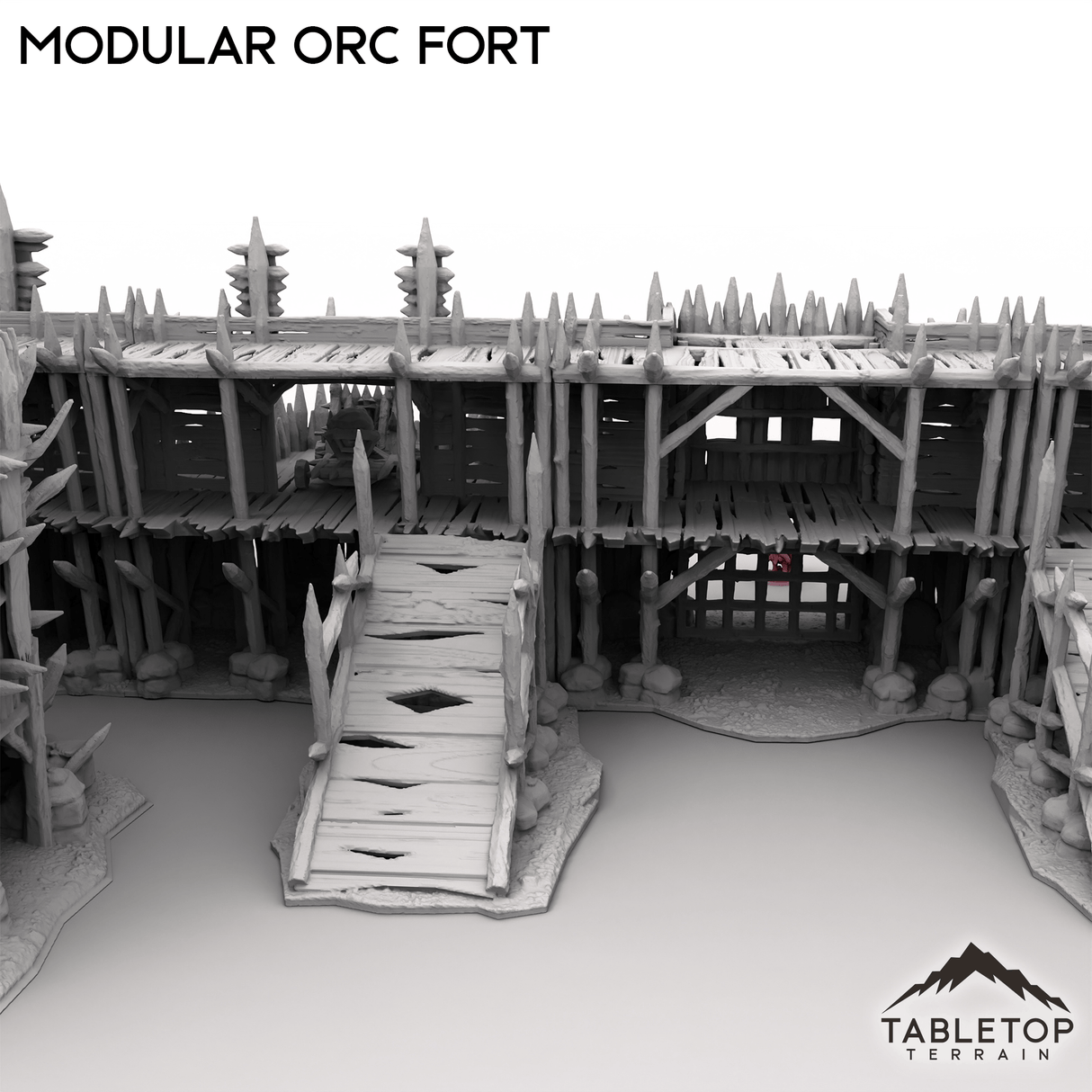 Tabletop Terrain Building Modular Orc Fort