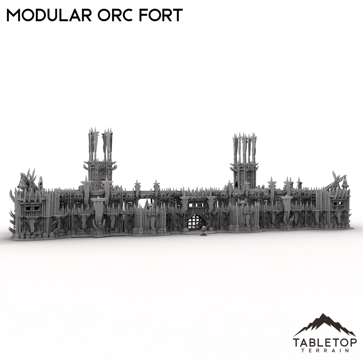 Tabletop Terrain Building Modular Orc Fort