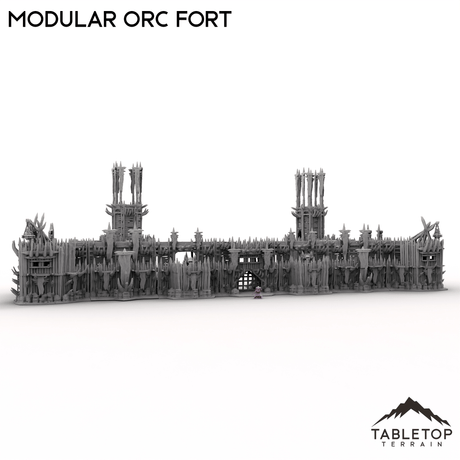 Tabletop Terrain Building Modular Orc Fort