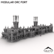 Tabletop Terrain Building Modular Orc Fort