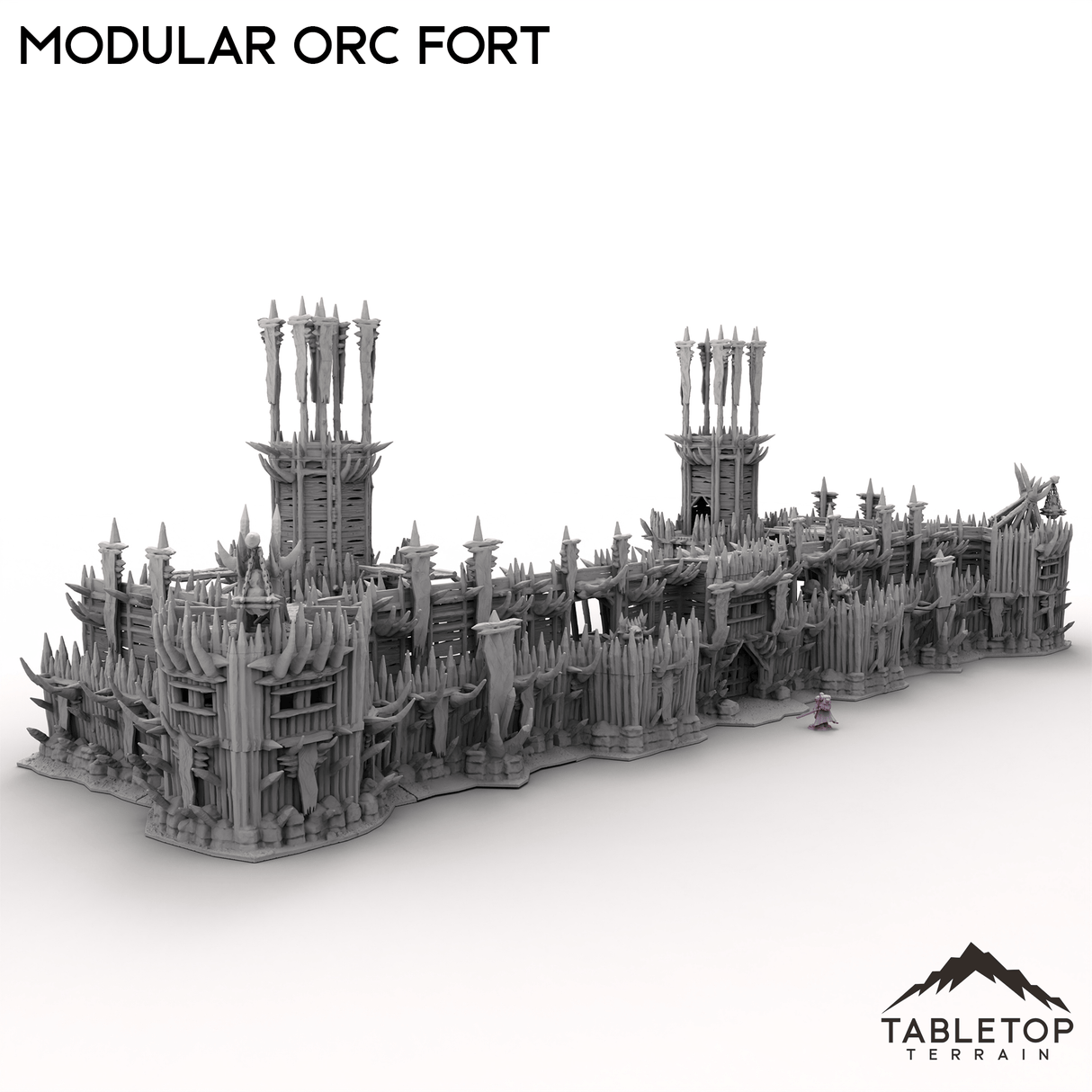 Tabletop Terrain Building Modular Orc Fort