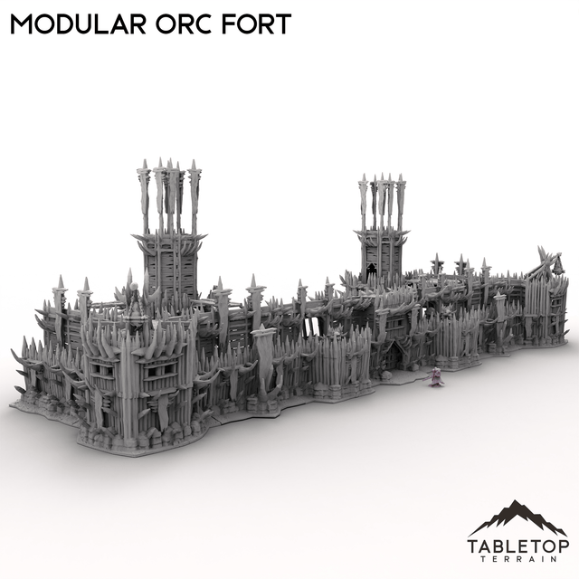Tabletop Terrain Building Modular Orc Fort