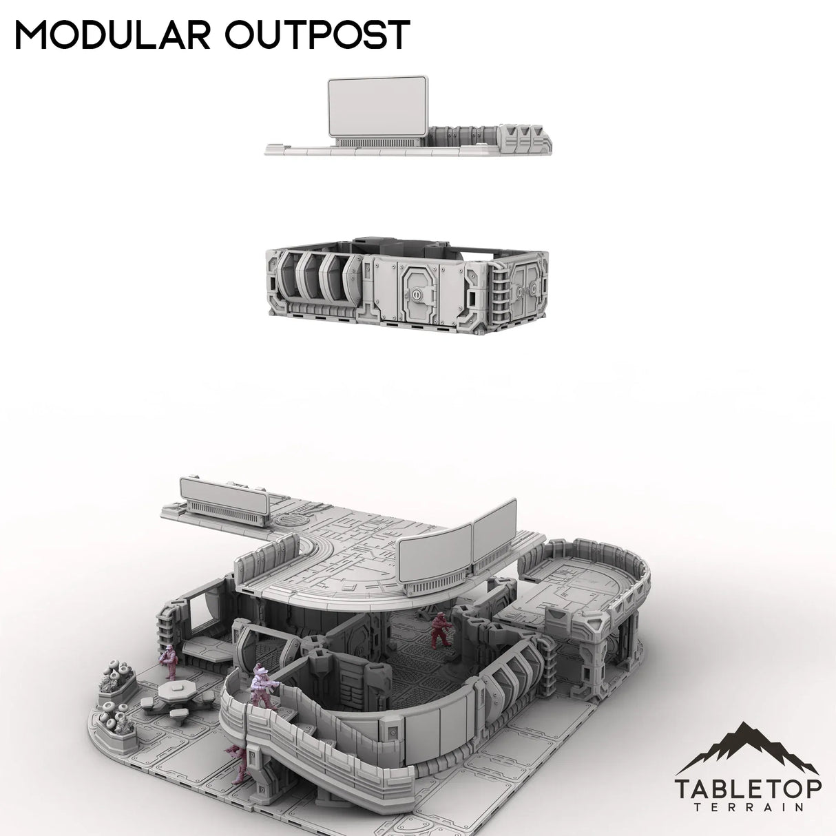 Tabletop Terrain Building Modular Outpost