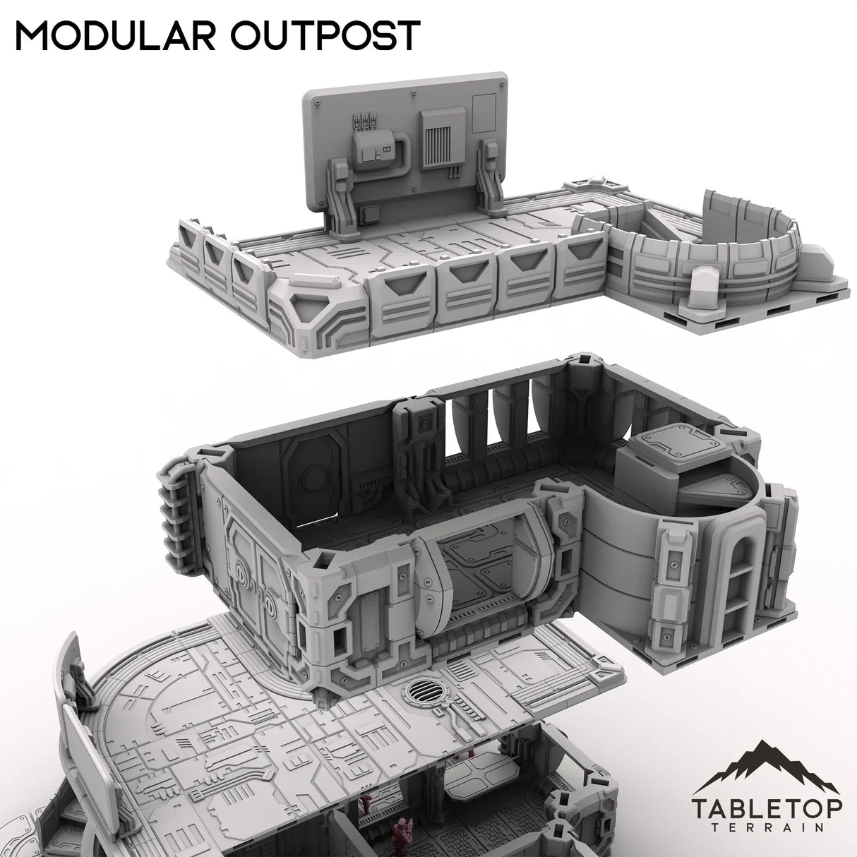 Tabletop Terrain Building Modular Outpost