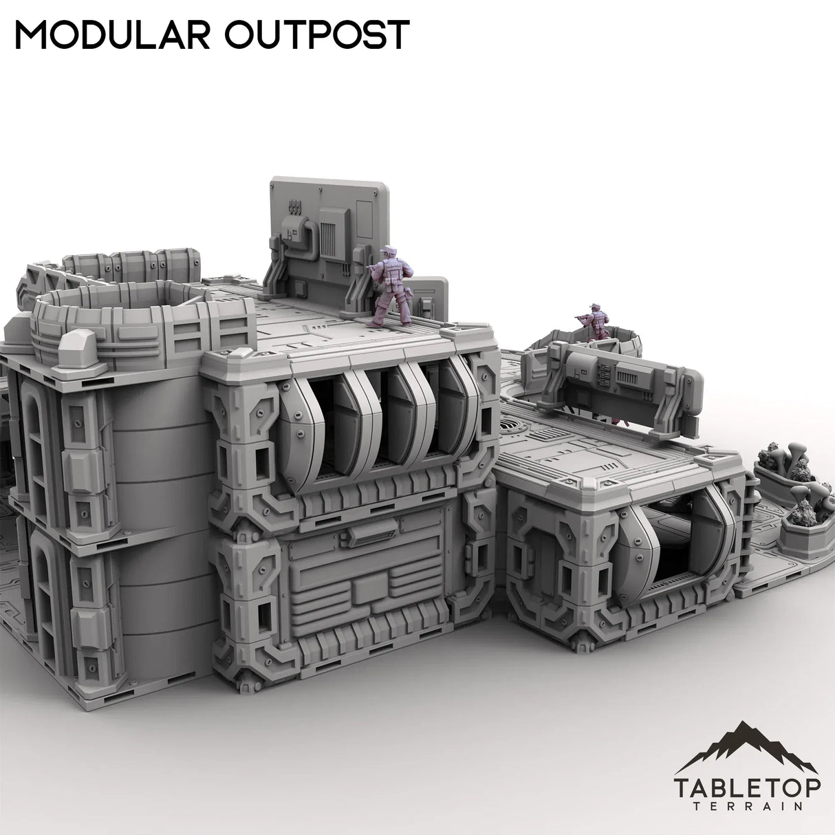 Tabletop Terrain Building Modular Outpost