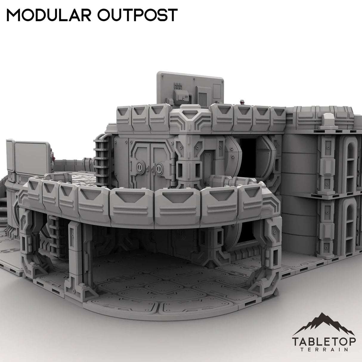 Tabletop Terrain Building Modular Outpost