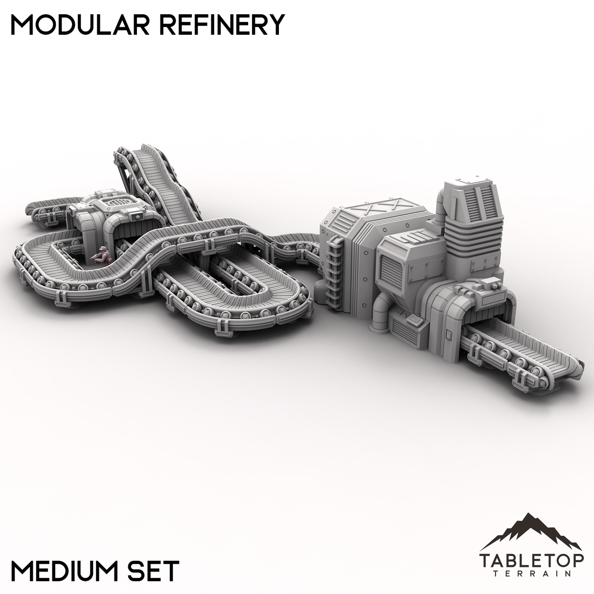 Tabletop Terrain Building Modular Refinery