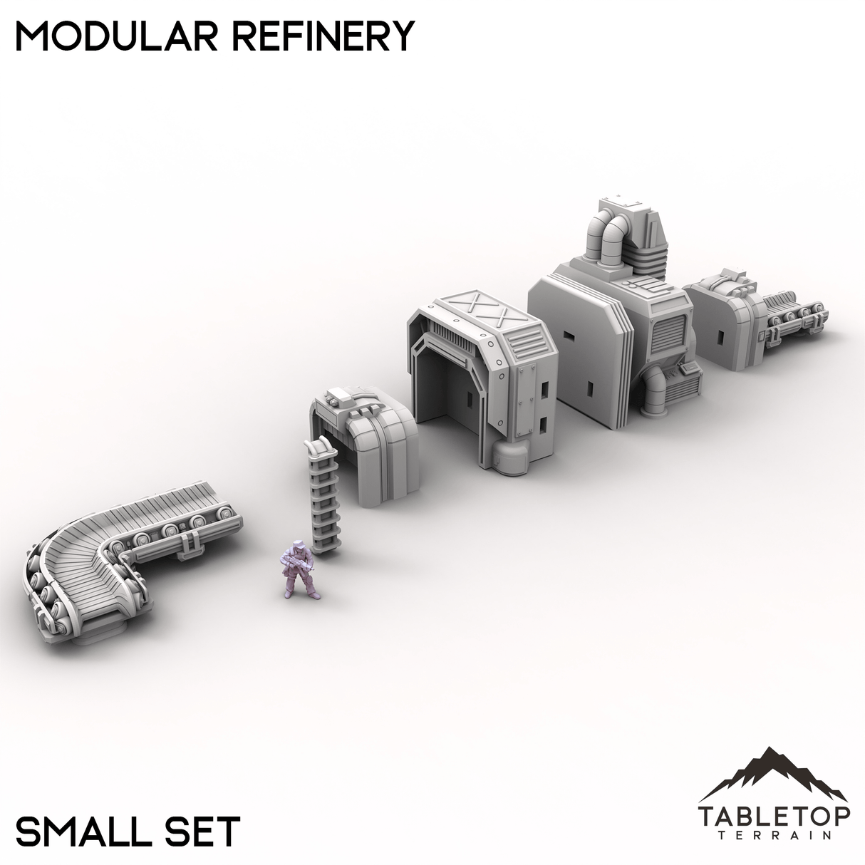 Tabletop Terrain Building Modular Refinery