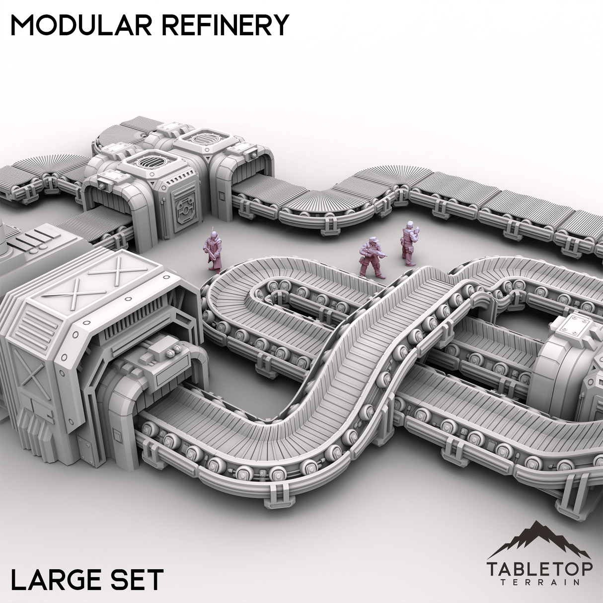 Tabletop Terrain Building Modular Refinery