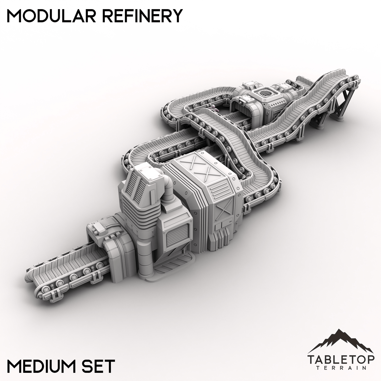 Tabletop Terrain Building Modular Refinery