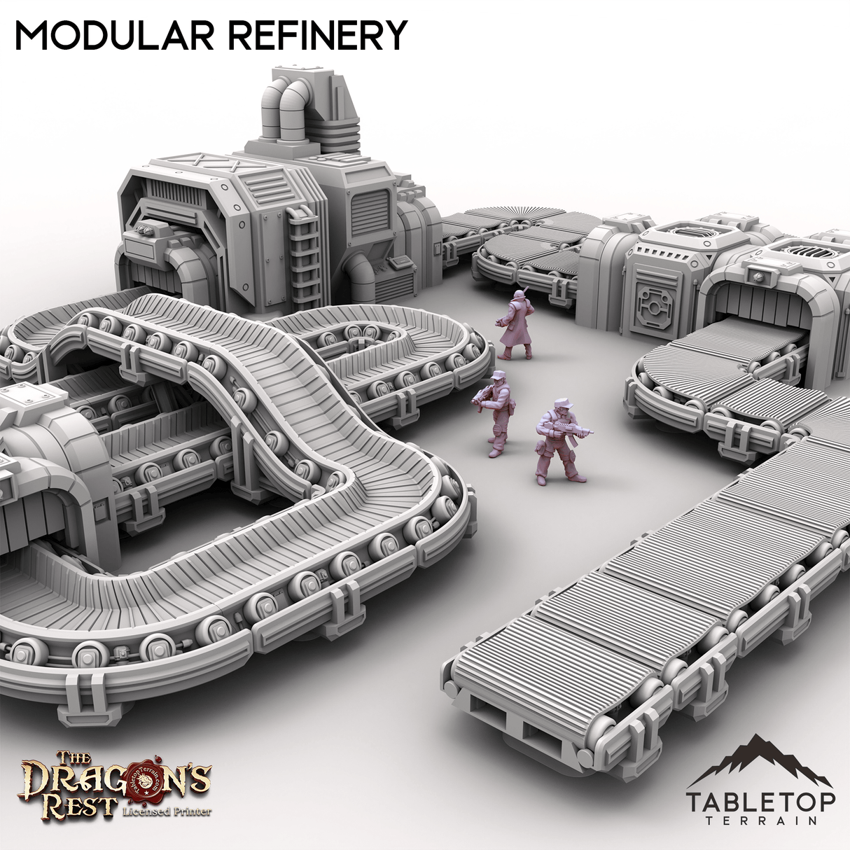 Tabletop Terrain Building Modular Refinery