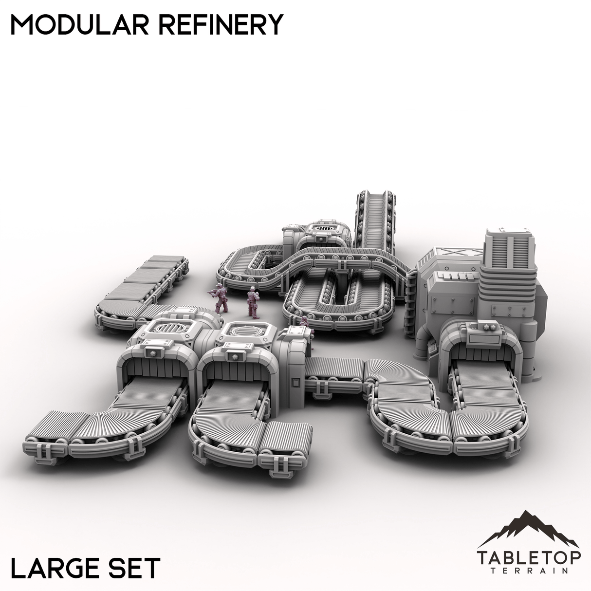 Tabletop Terrain Building Modular Refinery