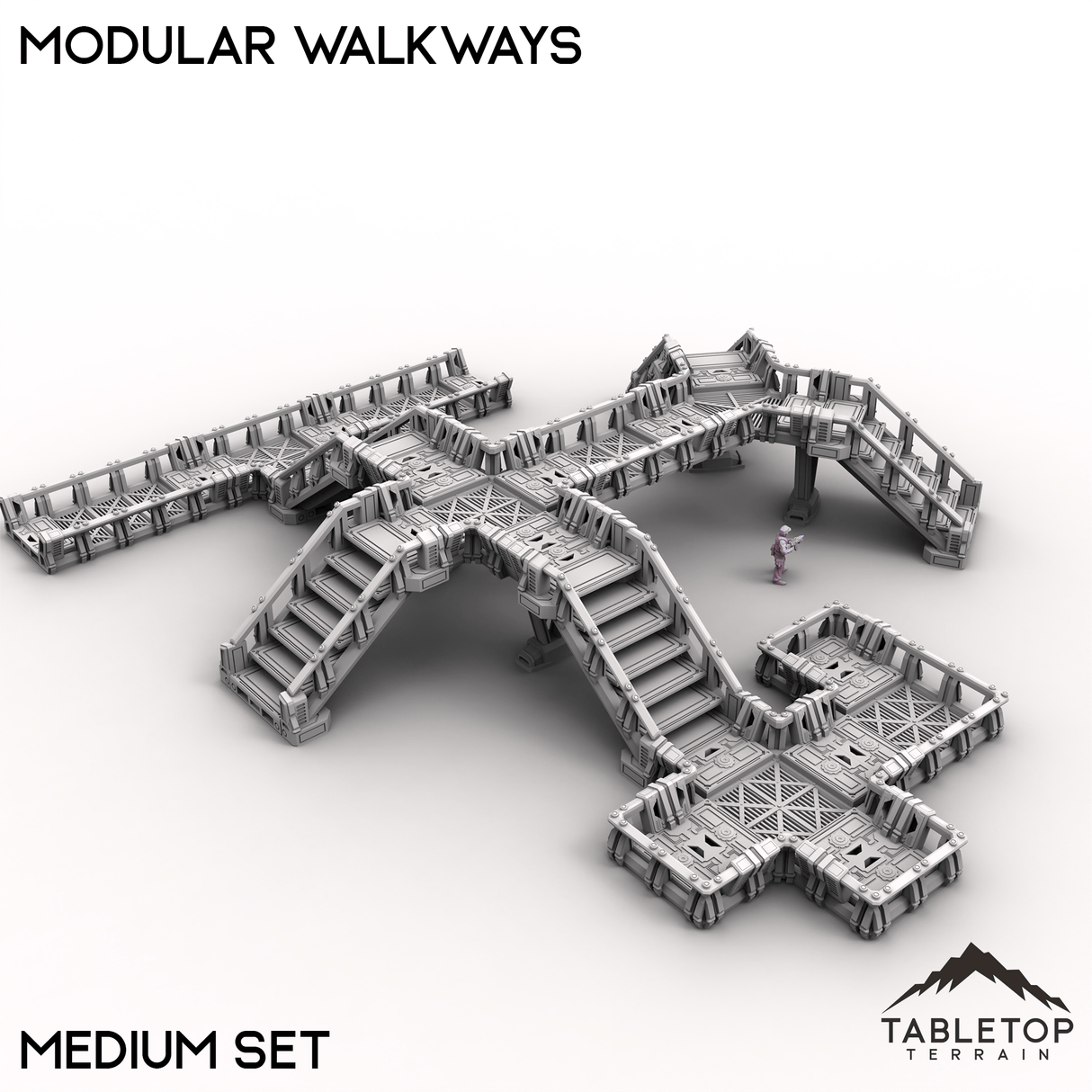 Tabletop Terrain Building Modular Walkways