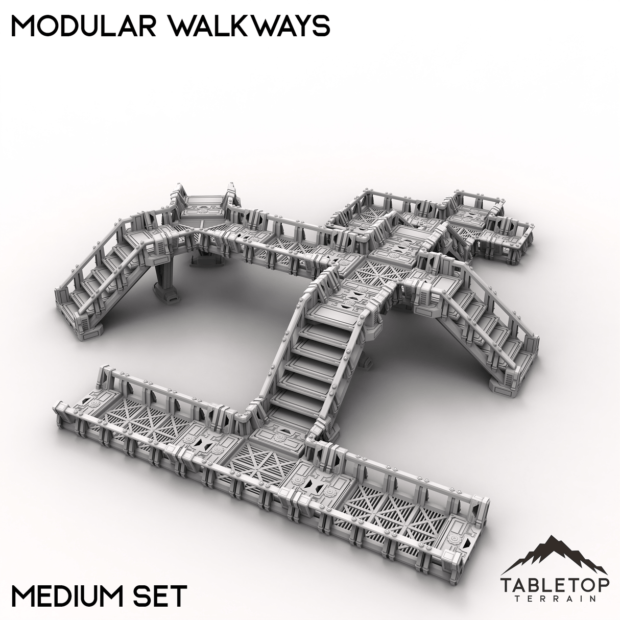 Tabletop Terrain Building Modular Walkways