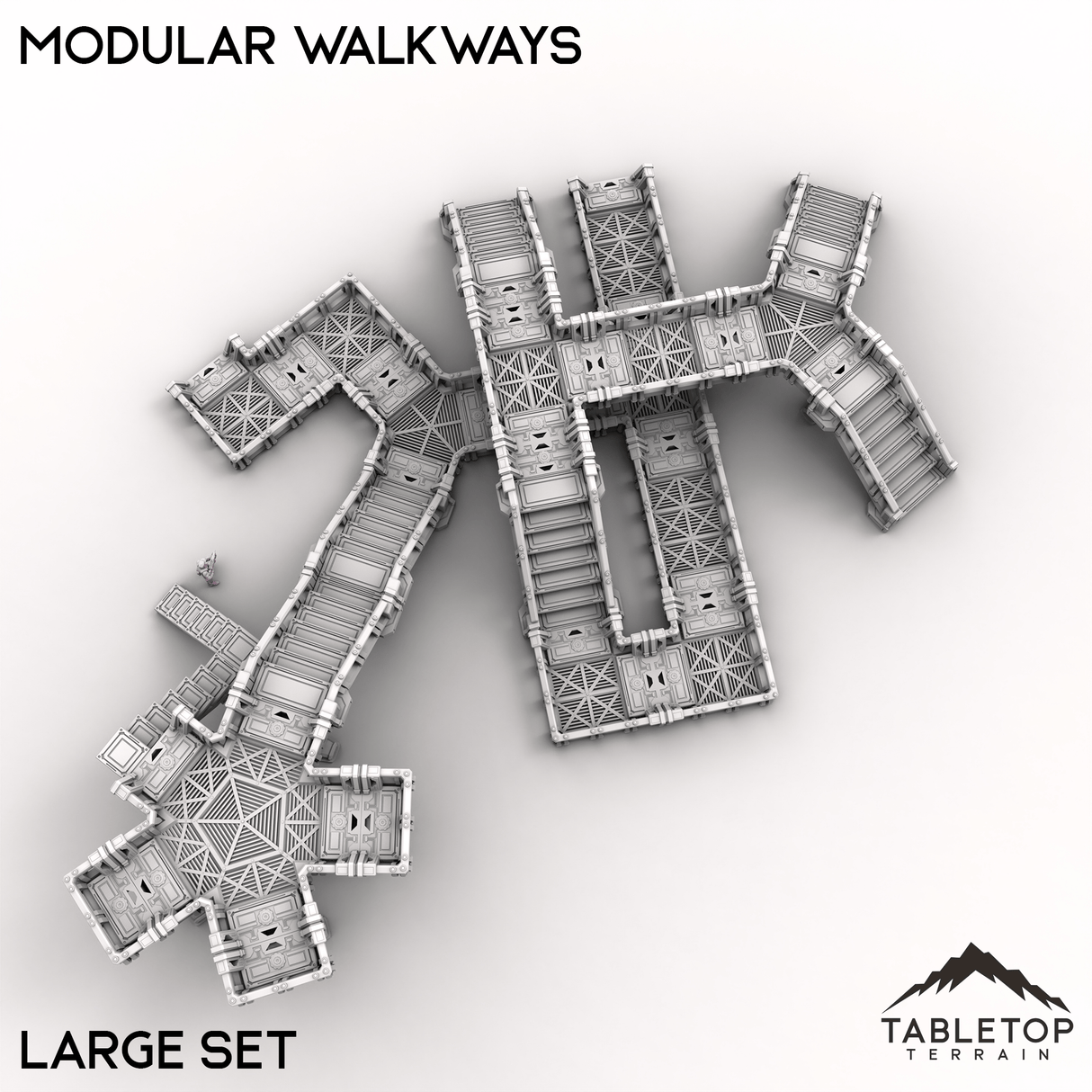 Tabletop Terrain Building Modular Walkways