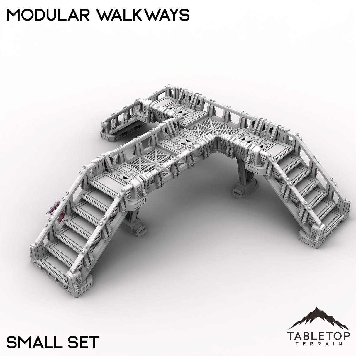 Tabletop Terrain Building Modular Walkways